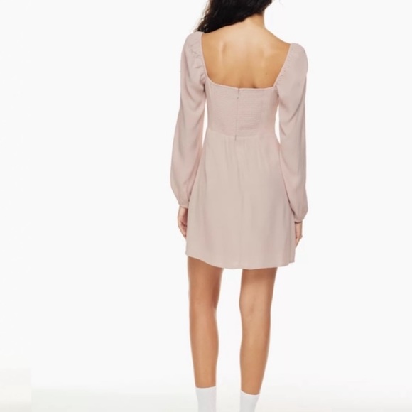Aritzia sunday best delilah longsleeve dress pink - Picture 11 of 11